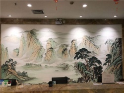 菲蓝酒店墙绘【广州墙绘】